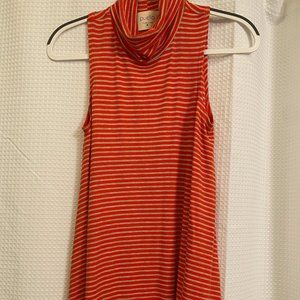 Anthropologie Sleeveless Turtleneck Top